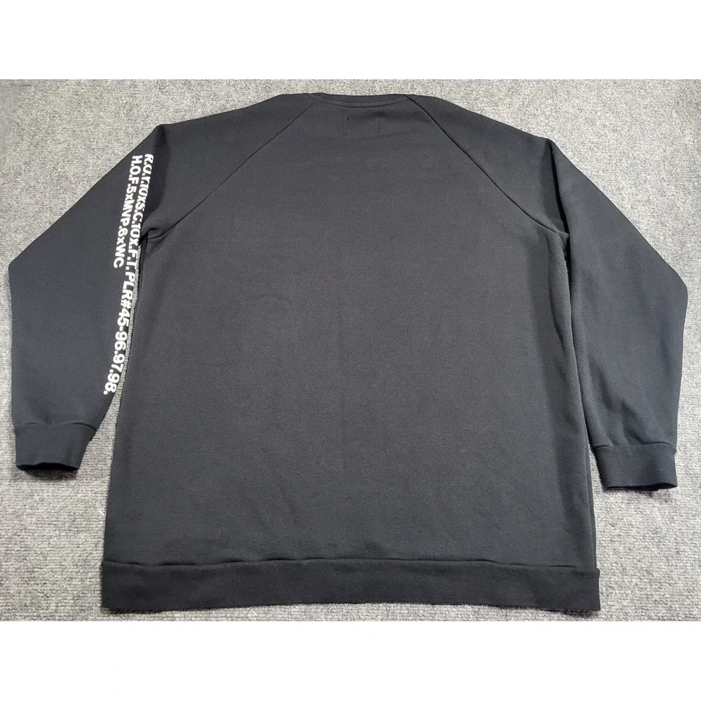 Air Jordan Sportswear Greatest Fleece Crew Black Sweatshirt Men's Size XX-Large